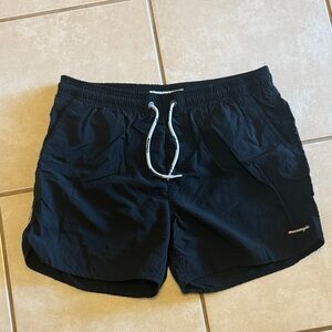 Men's Black Swim Trunks